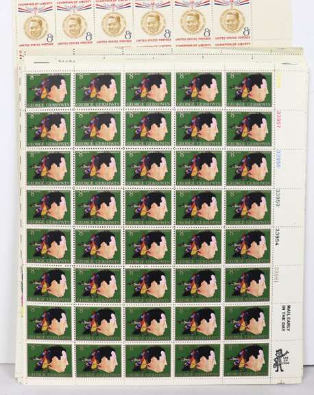 $ 199.76 Face Value In Mint 8 Cent US Comm Sheets