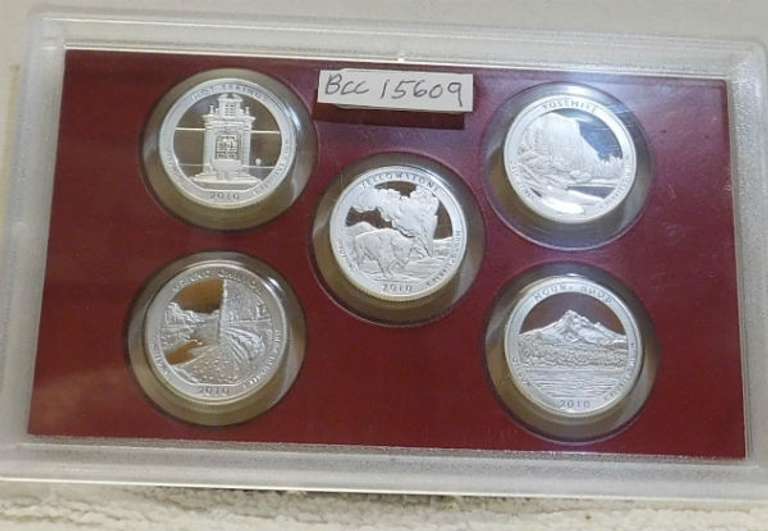 2010 Siilver PROOF Amer Beau Set no box