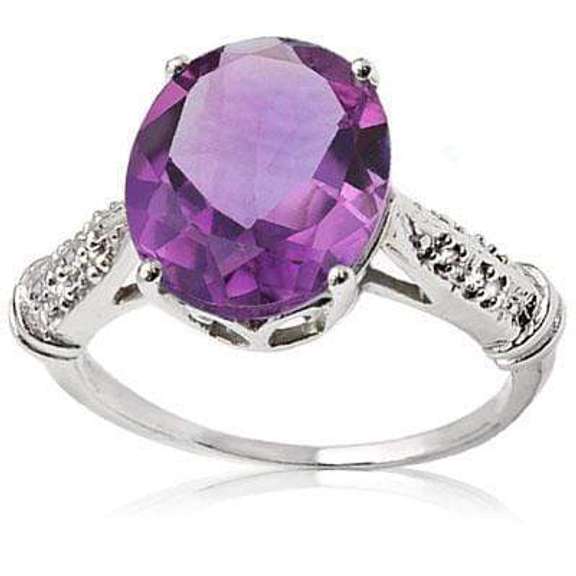 Sterling Silver Amethyst Ring