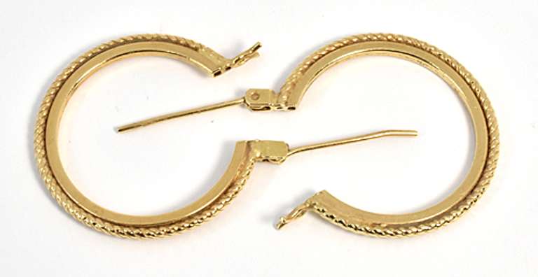 Practical 14k Hoop Earrings