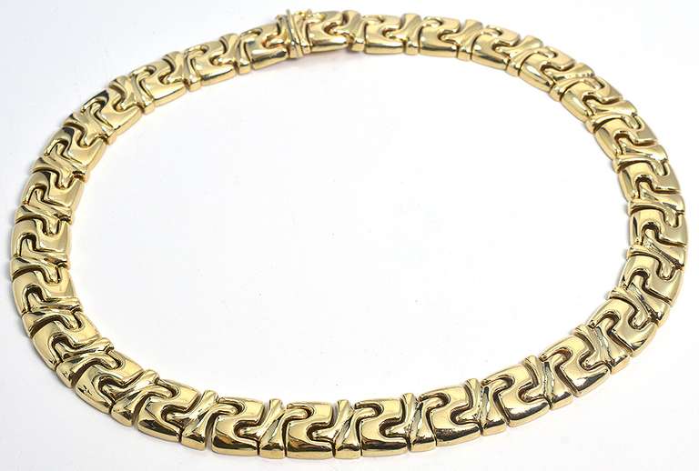 Chunky Link Necklace in 14KT Yellow Gold