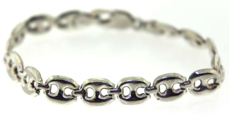 Lot of 2 Sterling Silver Link Bracelets
