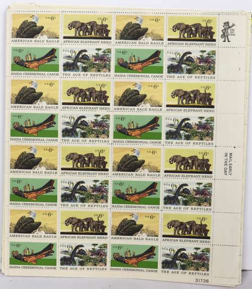 $ 99.86 Face Value Mint 6 8 & 10 Cent US Comm Sheets