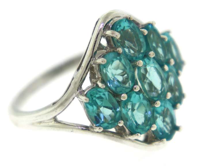 Sterling Silver Blue Topaz Ring