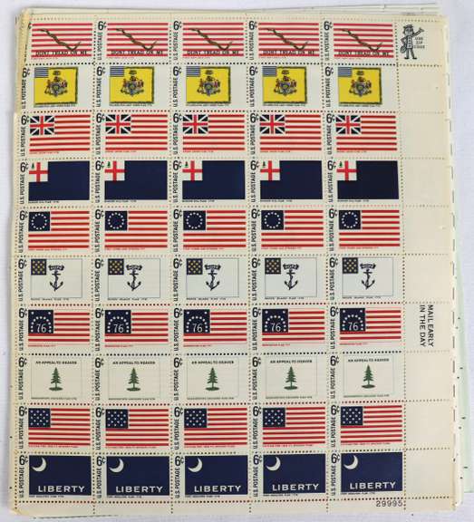 $72.60 Face Value In Mint  Full Gum 6 Cent US Sheets