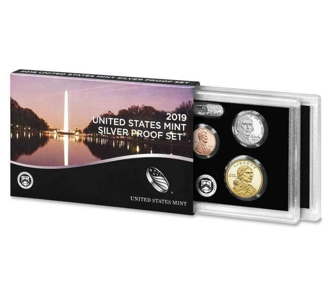 2019 US Silver Proof Set, 10 Coin