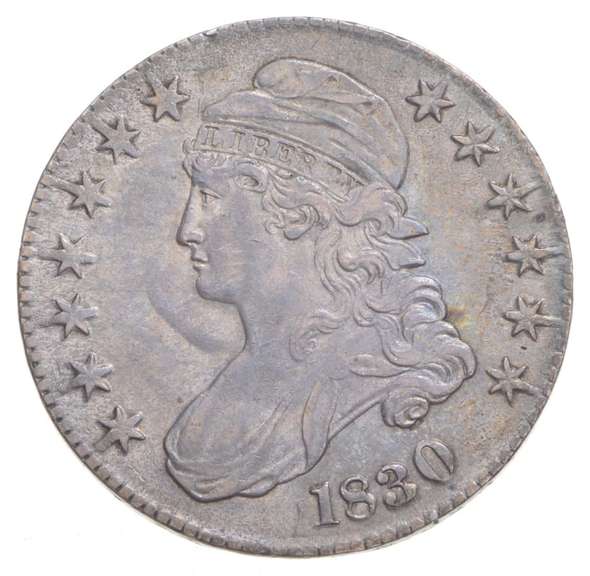 1830 Capped Bust Half Dollar - REV RIM