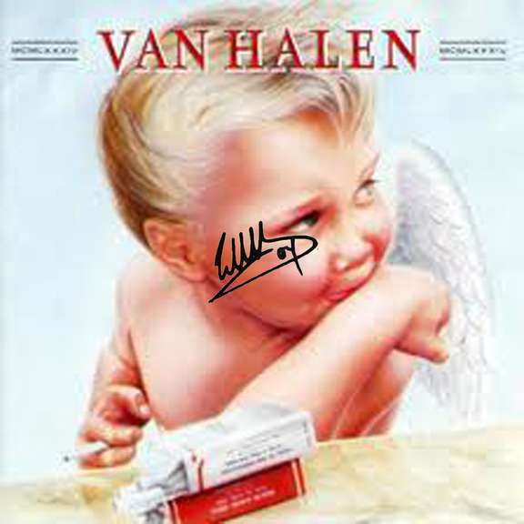 Eddie Van Halen Signed Facsimile 1984 Record Album