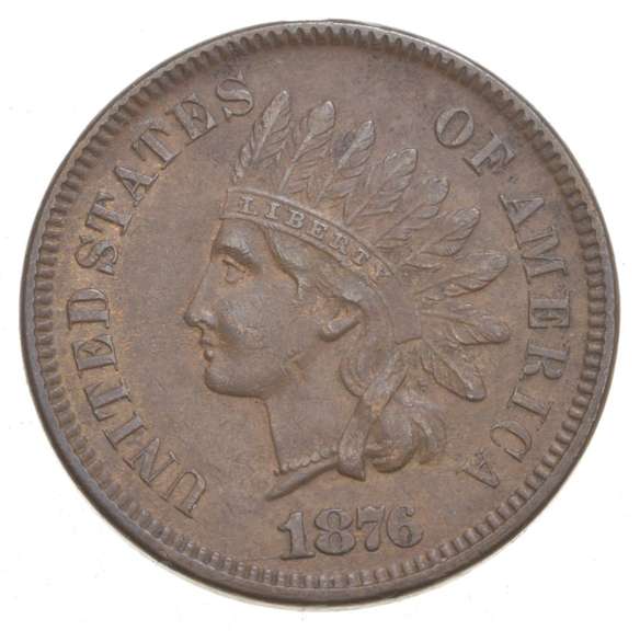 1876 Indian Head Cent