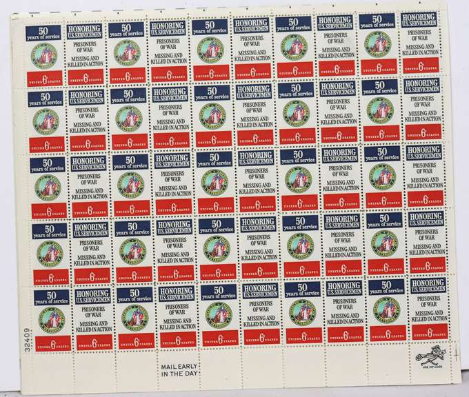 $124 Face Value In Mint 6 &10 Cent US Comm Sheets