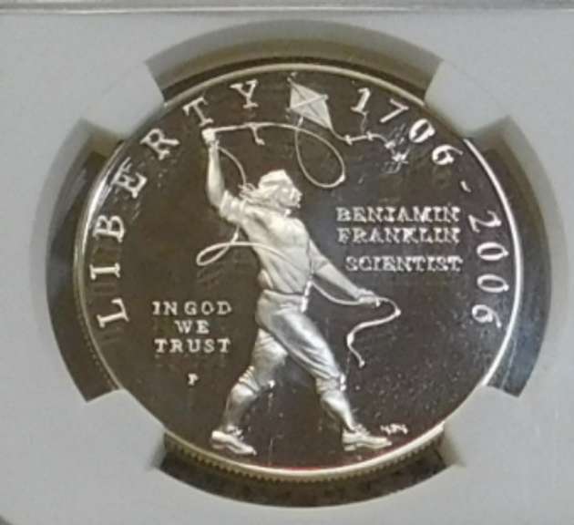 2006-P Franklin, Scientist Sil PRF Dol NGC PF69UC