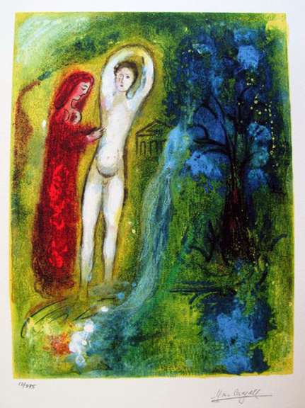 Limited Edition Marc Chagall Dapnis And Chloe