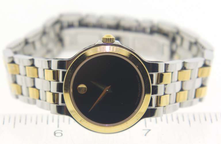 Movado 2 Tone Museum Watch