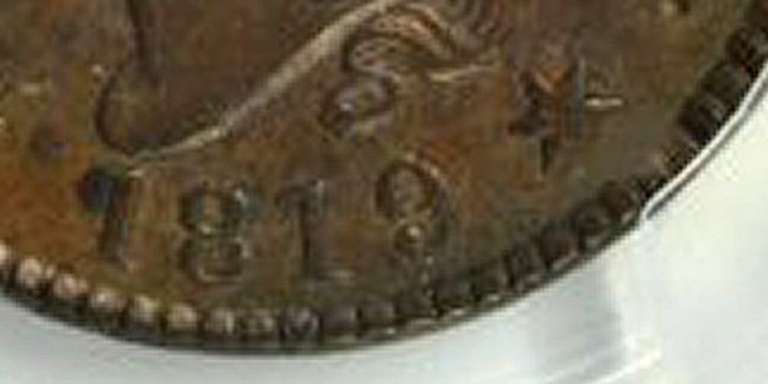 Scarce Reddish Brown Choice BU 1819/8 Coronet Head Large Cent. PCGS MS63BN (N-2)