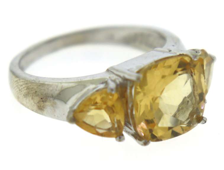 Sterling Silver Citrine Ring