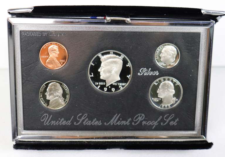 6 Assorted Prestige& Premier Silver Proof Sets