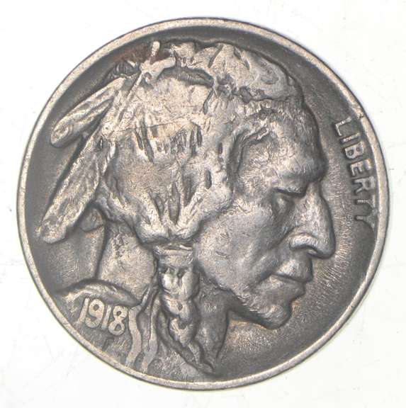 1918/7-D Indian Head Buffalo Nickel
