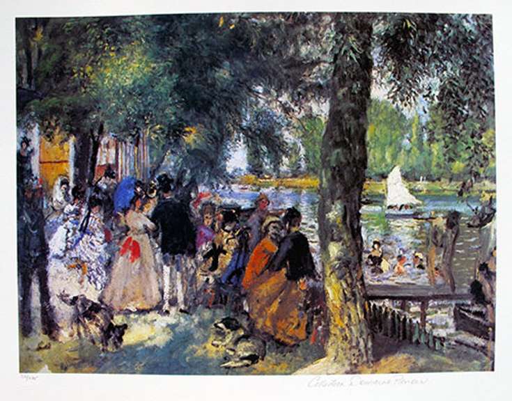 Pierre Auguste Renoir, Bathing In The Seine