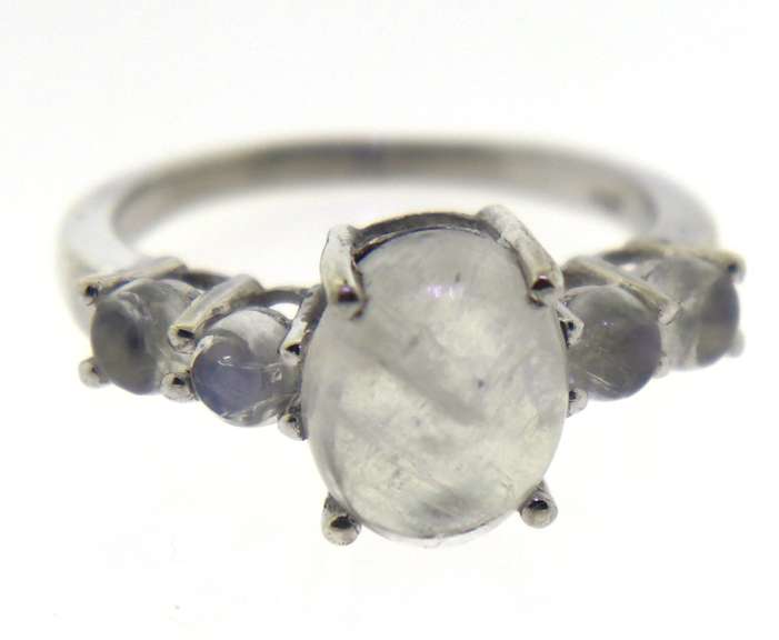 Sterling Silver Moonstone Ring