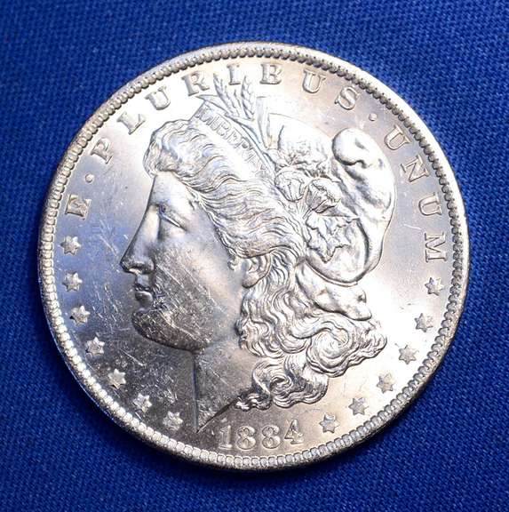 1884-O B.U. MORGAN SILVER DOLLAR