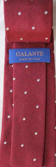 Fine Quality Italian Hand Made Silk Tie By Galante