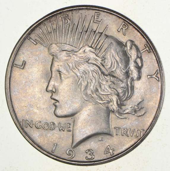 1934-D Peace Silver Dollar