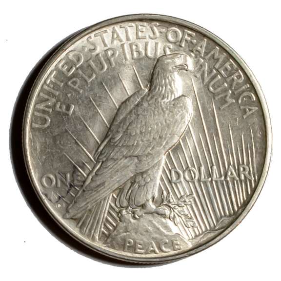Gem BU Frosty White 1927 D Peace Dollar