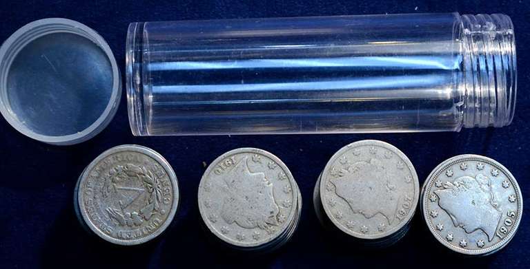 Roll of G or Better V Nickels 40 coins