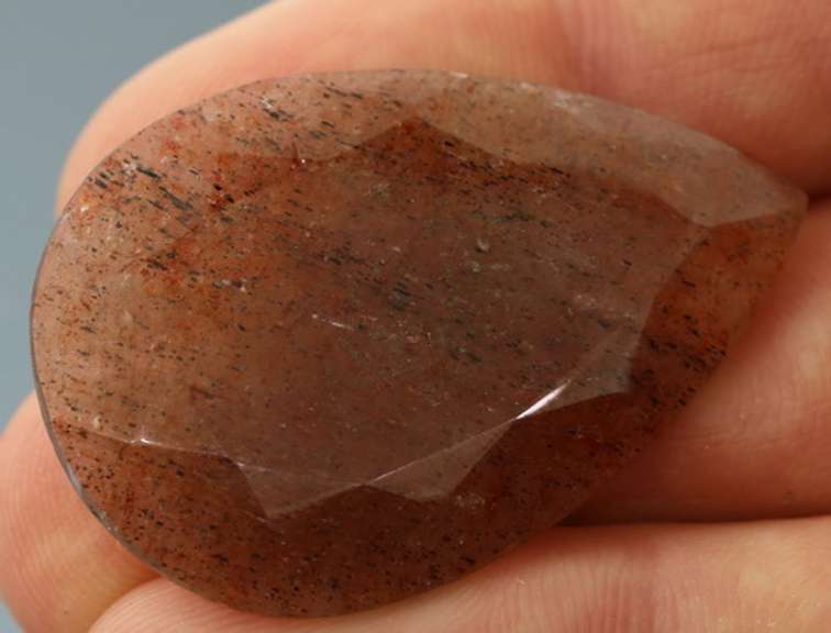 Huge! 33.25ct untreated Red Dot Andesine