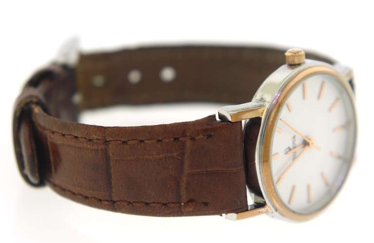 Bulova Strap Series White Dial Watch