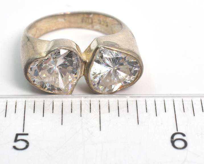 Sterling Silver CZ  Cocktail Ring