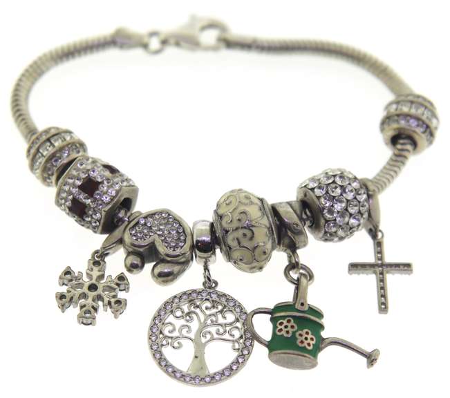Sterling Silver Charm Bracelet