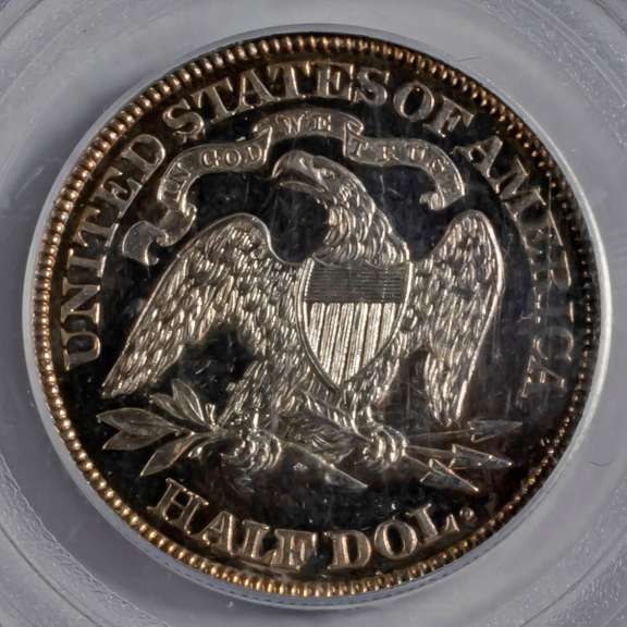 1884 PR 63 Cameo CAC Stickered Seated Half
