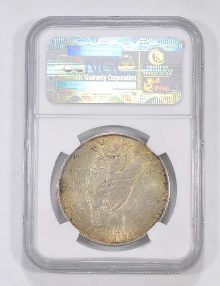 MS62 1935-S Peace Silver Dollar - Graded NGC