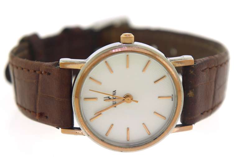 Bulova Strap Series White Dial Watch