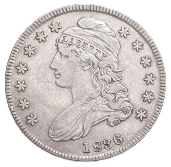 1836 Capped Bust Half Dollar - Large Lettering
