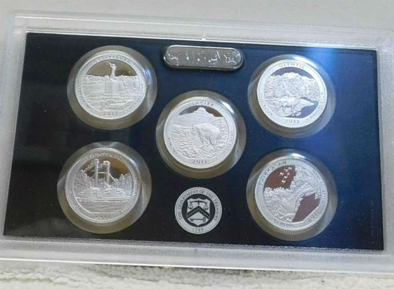 2011 Siilver PROOF Amer Beau Set w/ box