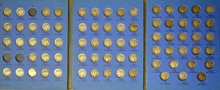 Mercury Dime Book no 1916D,1921,or 1921D