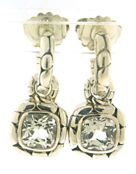 John Hardy Quartz Earrings