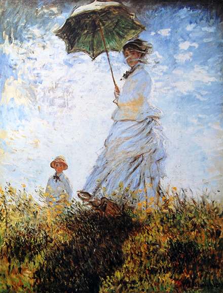 Claude Monet, Woman With A Parasol