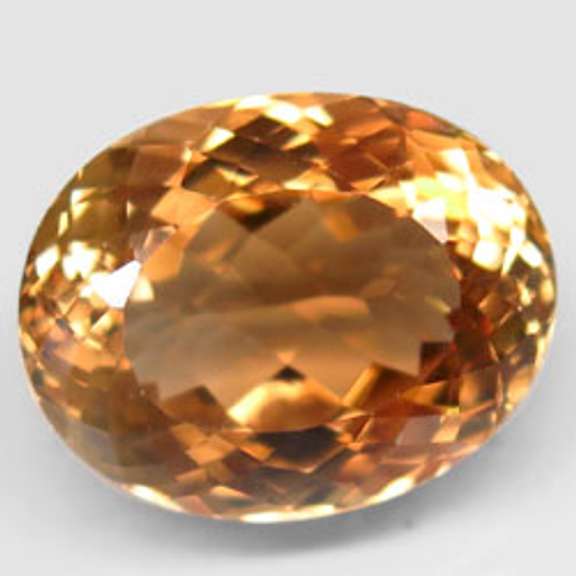 Brilliant! 14ct rich orange amber Imperial Topaz