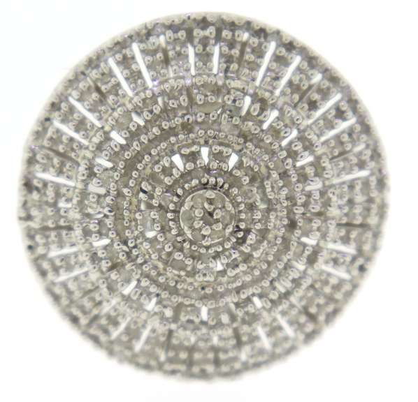 Sterling Silver Cluster Dome Ring