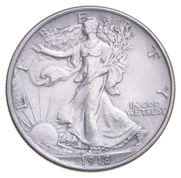 1918 Walking Liberty Half Dollar