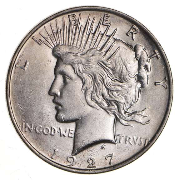 1927-D Peace Silver Dollar