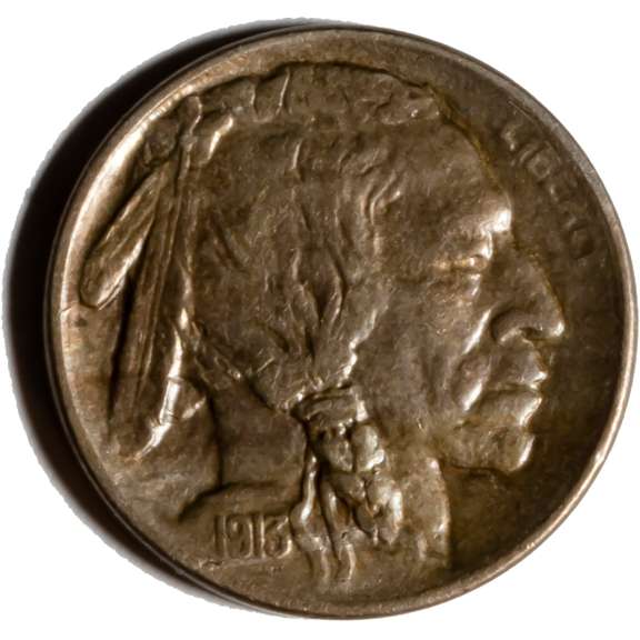 1913 S Type 1 Near Unc Buffalo Nickel