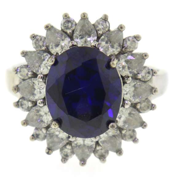 Sterling Silver Tanzanite Ring