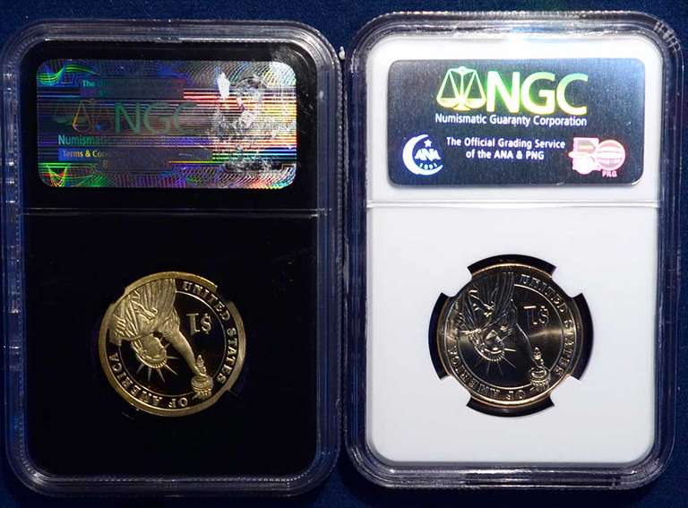 Lot of Graded Modern Dollars