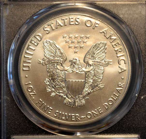2016 $1 AMERICAN SILVER EAGLE PCGS MS70 FLAG FIRST STRIKE LABEL 30th ANNIVERSARY