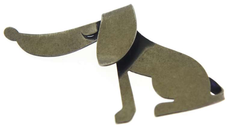 Vintage Beaucraft Long Snout Dog Brooch