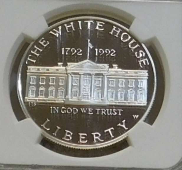 1992-P White House Sil PRF Dol NGC PF69UC